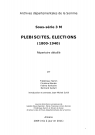 3 M Plébiscites, élections