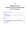 1 Q – Domaines nationaux (époque de la Révolution française, y compris la liquidation des domaines nationaux, les restitutions et indemnités) : répertoire numérique