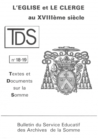 L'église et le clergé au XVIII° siècle