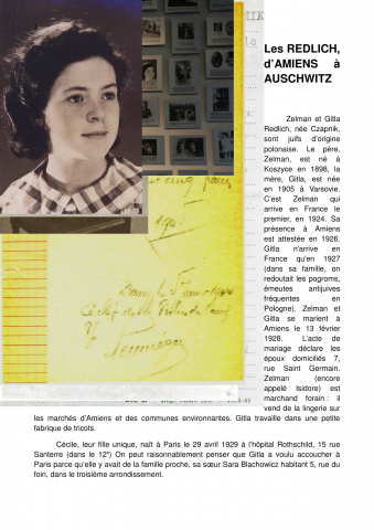 Les Redlich, d'Amiens à Auschwitz