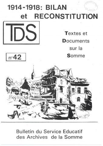 1914-1918 : bilan et reconstitution