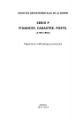 Série P - Finances, cadastre, poste : reprise du manuscrit de Henri Boullier de Branche + KZ