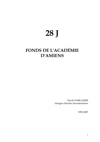 28 J Académie d'Amiens